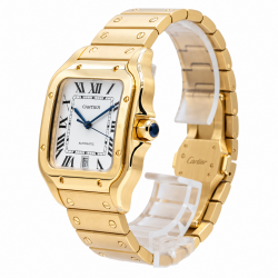 CARTIER SANTOS 18KT YG WGSA0029